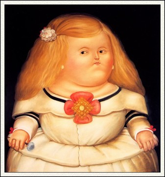 Fernando Botero œuvres - Ménine d’après Velazquez Fernando Botero